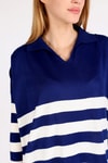 Laci Polo Yaka Çizgili Tunik 5340