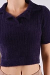 Laci Polo Yaka Fitilli Kazak 24162