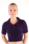 Laci Polo Yaka Fitilli Kazak 24162