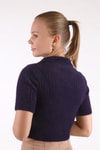 Laci Polo Yaka Fitilli Kazak 24162