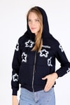Laci Yıldız Baskı Fermuarlı Sweat 9139M