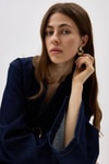 Lacivert Kemerli Jean Kadın Ceket 0083