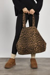 Leopar Leopar Desen Omuz Çantası 2513