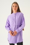 Lila Yan Bağlamalı Tunik 6836A