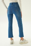Mavi 12032 Paçası Kesik Straight Jean