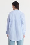 Mavi Ayıcık Nakışlı Oversize Gömlek 4689A