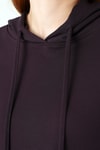 Mürdüm Kapüşonlu Tunik 8309A