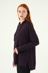 Mürdüm Kapüşonlu Tunik 8309A