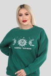 Nefti Sun Moon Baskı Sweat 9016M