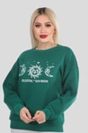Nefti Sun Moon Baskı Sweat 9016M