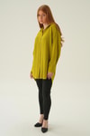 Olive Yeşili Oversize Gömlek 6644-1