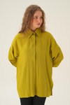 Olive Yeşili Oversize Gömlek 6931A