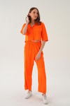 Orange Gömlek Detay Pantolon Takım 4161A