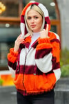 Orange Peluş Mont 3159