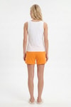 Orange Şortlu Pijama Takımı Papaya Desenli 0417