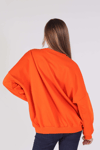 Orange Zincir Kolye Detay Sweat 221128
