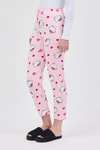 Pembe Desenli Kadın Pijama 4529