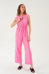 Pembe Fermuar Detay Kemerli Tulum 4058