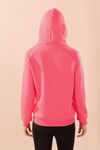Pembe Kapüşonlu Cep Detay Sweat 9018M