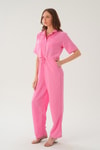 Pembe Kendinden Kemerli Tulum 4057