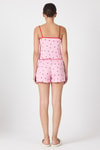 Pembe Kiraz Desenli Kadın Pijama Takımı 3415