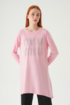 Pembe Mıu Baskılı Tunik 2146M