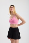 Pembe Ön Çapraz Detay Büstiyer 3002