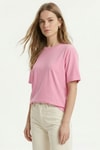 Pembe Oversize Tişört TCR-1633