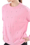 Pembe Taş Detay Sakallı Kazak 24266