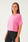 Pembe Taş Detay Tişört 71509