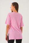 Pembe Yanları Çıtçıtlı Süprem Tişört 066