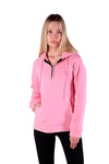 Pembe Yarım Fermuar Detay Cepli Sweat 9140M