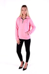 Pembe Yarım Fermuar Detay Cepli Sweat 9140M