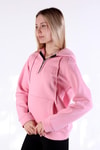 Pembe Yarım Fermuar Detay Cepli Sweat 9140M