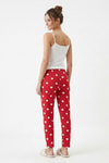 Pijama-Kalp Desen Pijama 4530 Kırmızı -rulem