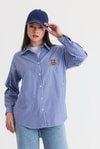 Saks Ayıcık Nakışlı Oversize Gömlek 4689A
