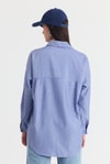 Saks Ayıcık Nakışlı Oversize Gömlek 4689A