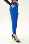 Saks Bel Bağcıklı Paça Püskül Pantolon 6521A