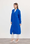 Saks Düğmeli Uzun Tunik 4378A