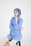 Saks Etnik Desenli Eşarp 3013