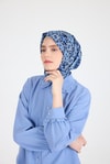 Saks Etnik Desenli Eşarp 3013