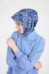 Saks Etnik Desenli Eşarp 3013