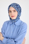 Saks Etnik Desenli Eşarp 3013