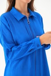 Saks Fermuar Detay Tunik 4139A