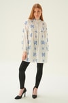 Saks Hakim Yaka Desenli Tunik 6853A