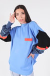 Saks Kol Desenli Kazak 2266
