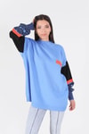 Saks Kol Desenli Kazak 2266
