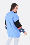 Saks Kol Desenli Kazak 2266