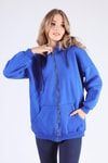 Saks Oversize Uzun Fermuarlı Sweat 8124M