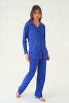 Saks Pliseli Pantolon Takım 2525